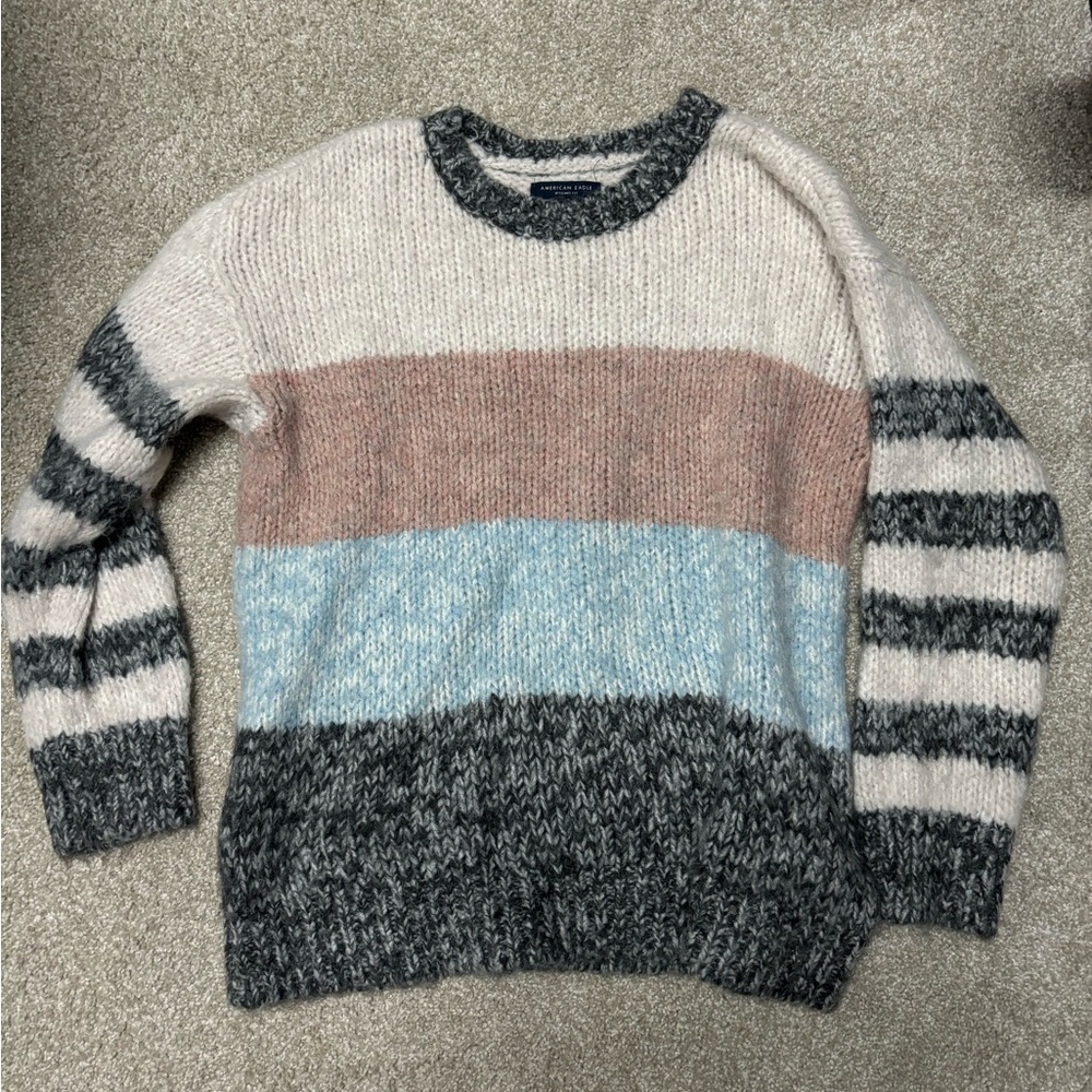 American Eagle Outfitters Multicolor Striped Sweater